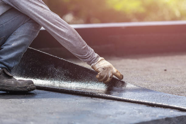 Professional Basement Waterproofing technician working in Oneonta, NY